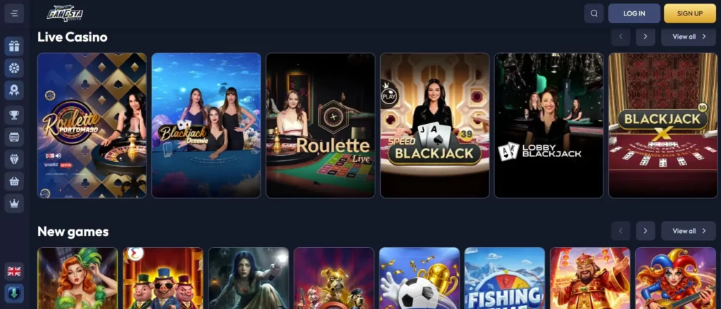 Live Casino met Professionele Dealers