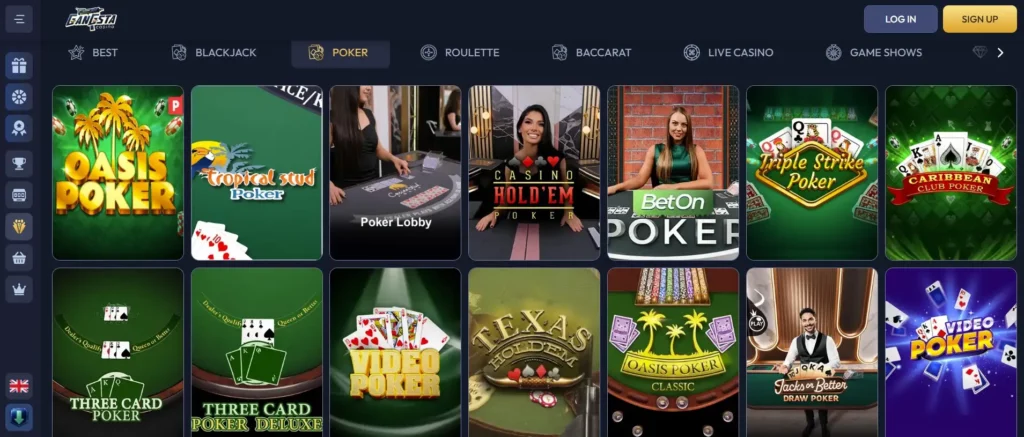 Poker Variaties